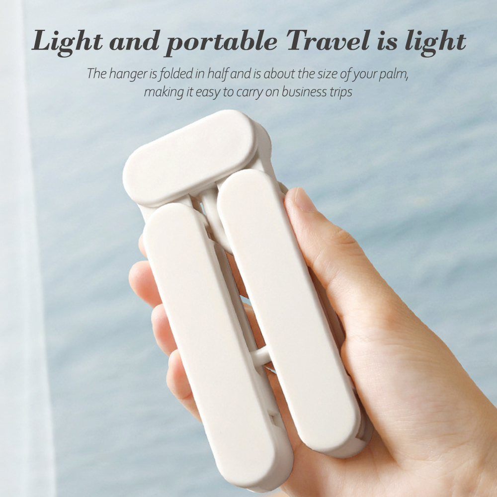 Foldable Travel Hanger Foldable Hanger Drying Rack for Socks Garments Towels - Produktbild 7